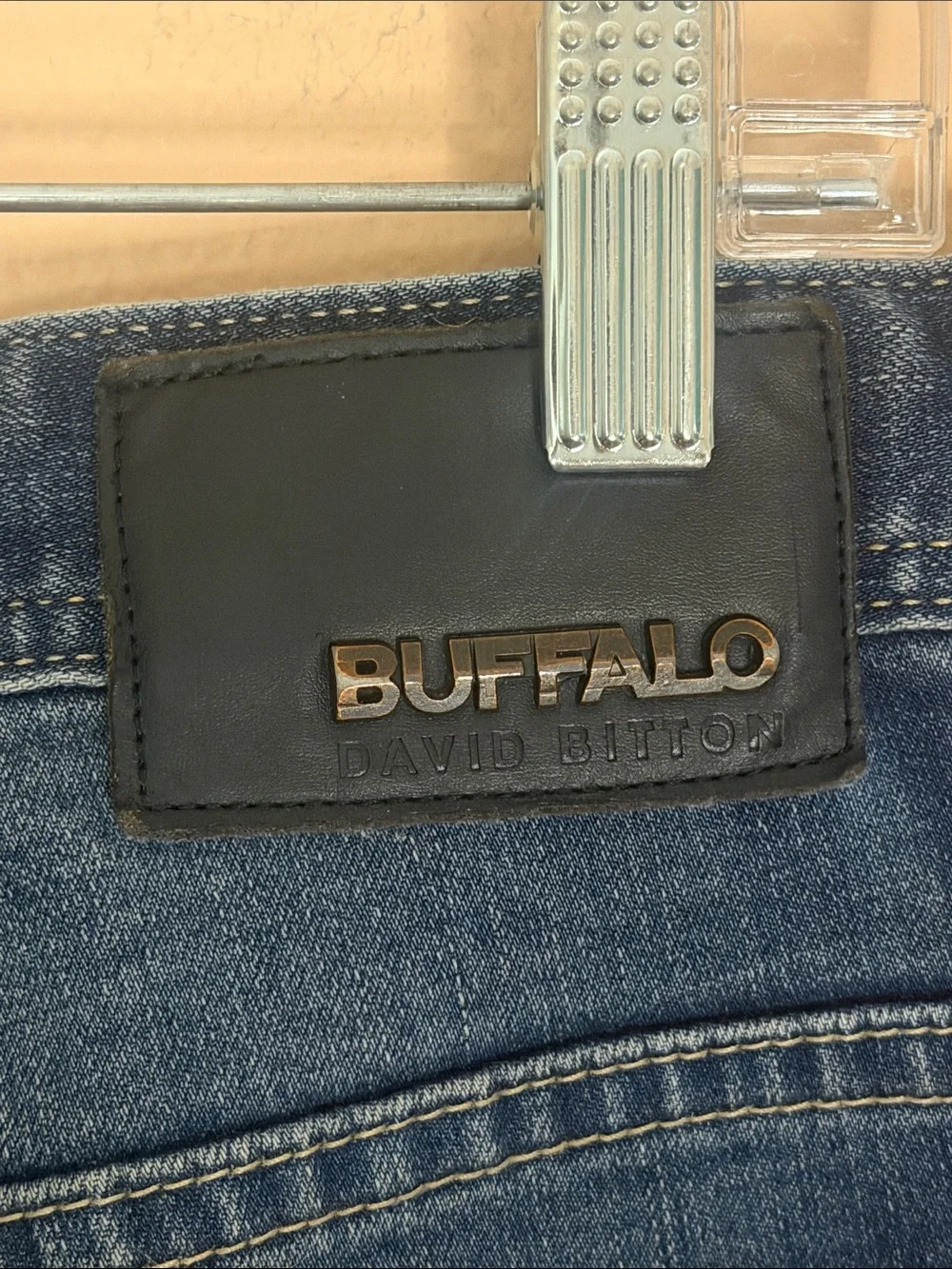 Buffalo David Bitton Men's Blue Straight Leg Jeans